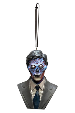 Holiday Horrors - They Live Alien Ornament