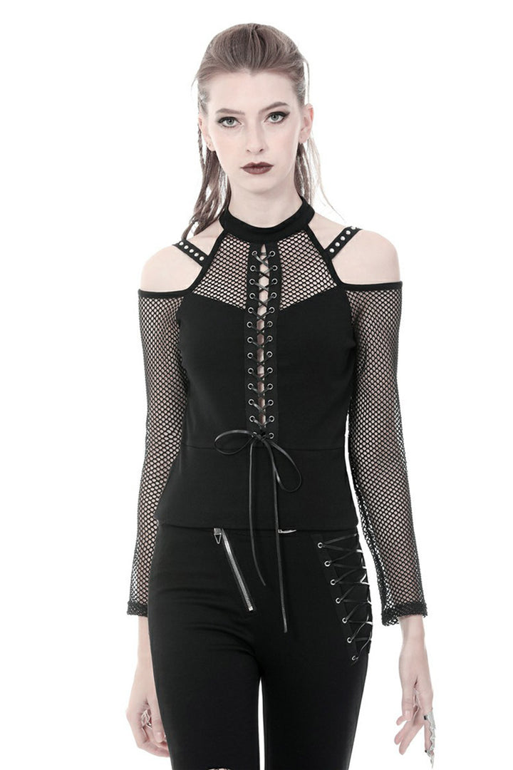 Queen of the Occult Fishnet Top