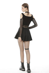 Miss Murder Netz-Crop-Top