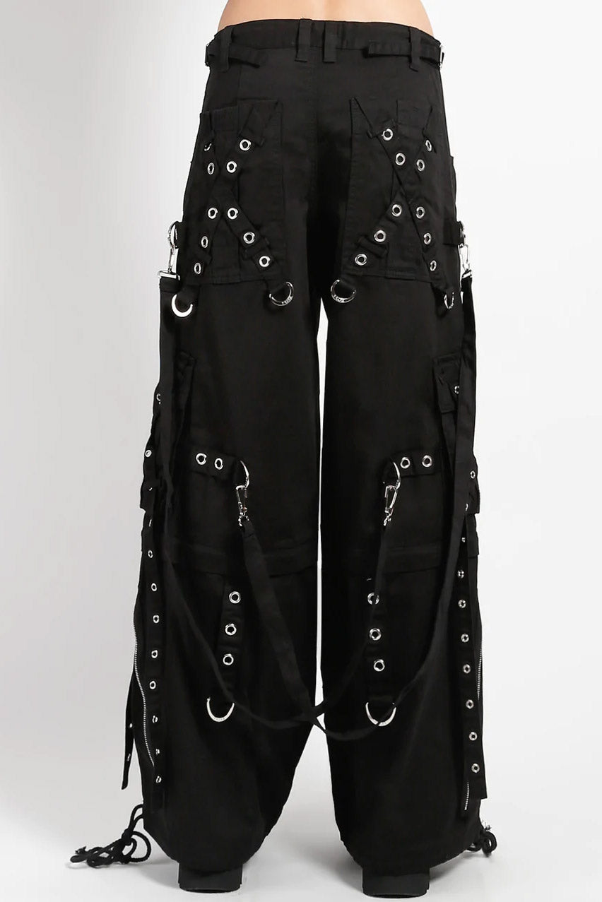 Tripp NYC X-Strap Zip Off Pants [BLACK/BLACK]