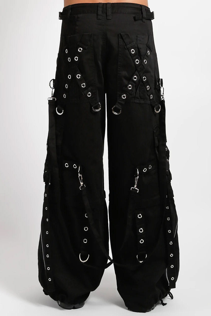 Tripp NYC X-Strap Zip Off Pants [BLACK/BLACK]