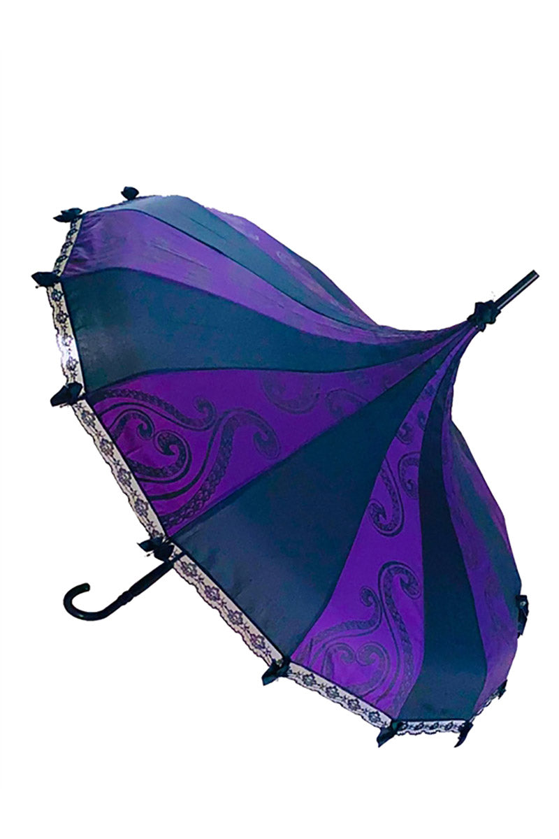 Purple Octopi Tenticals Umbrella