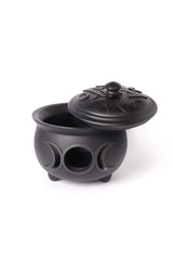 Triple Moon Cauldron Pot
