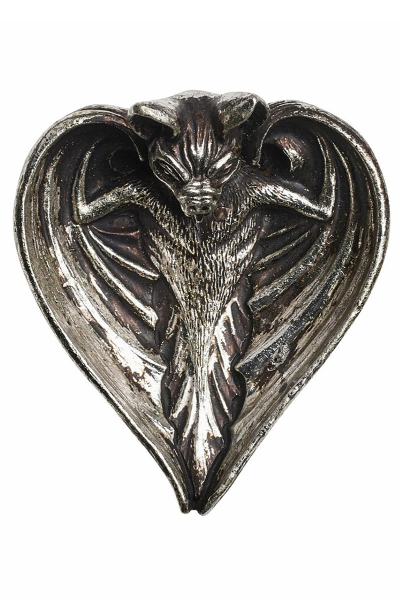 Gothic bat jewelry holder