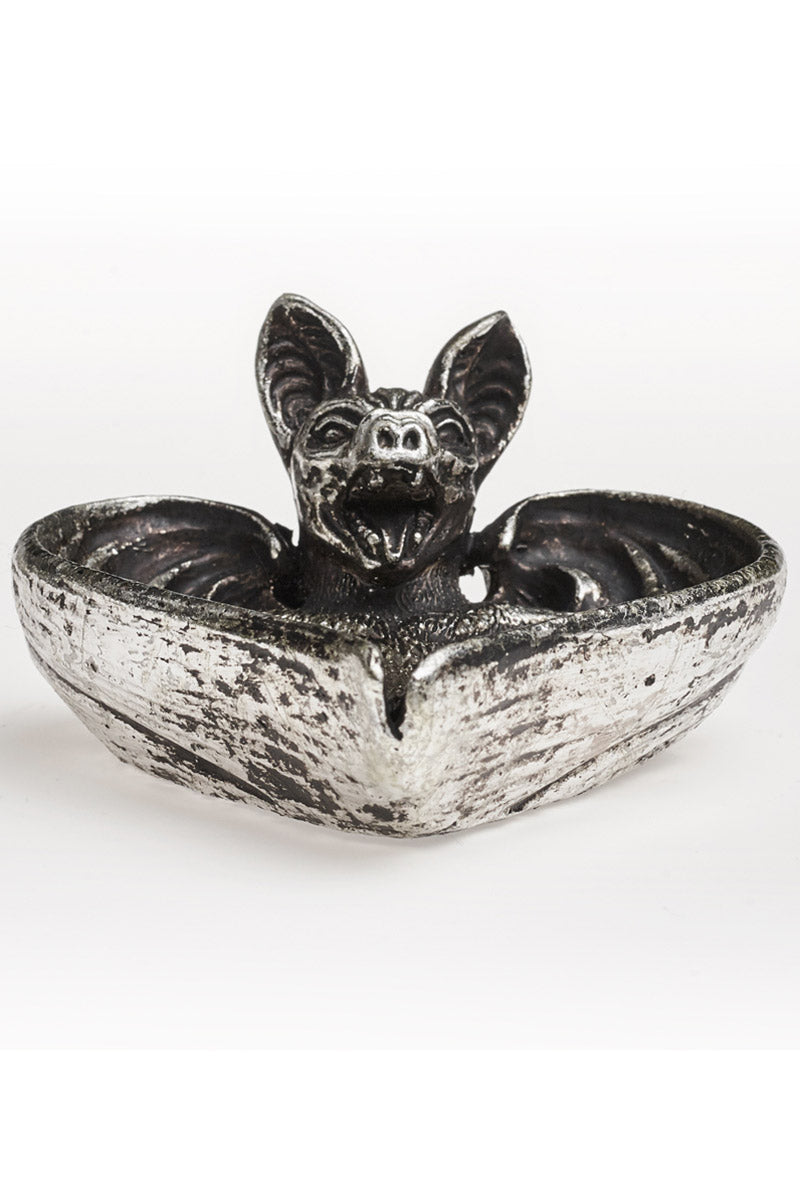 goth bat trinket dish