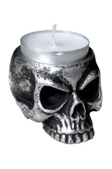 Totenkopf-Teelichthalter