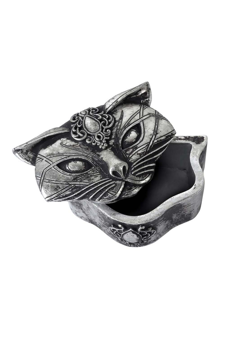 Sacred Cat Trinket Box [SILVER]