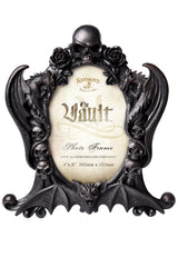 bat skull dragon goth picture frame 