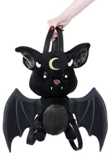 goth bat backpack purse