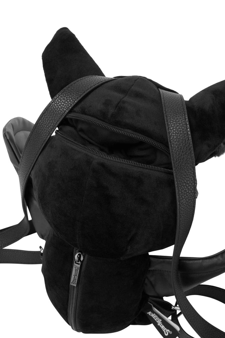 goth bat plush backpack