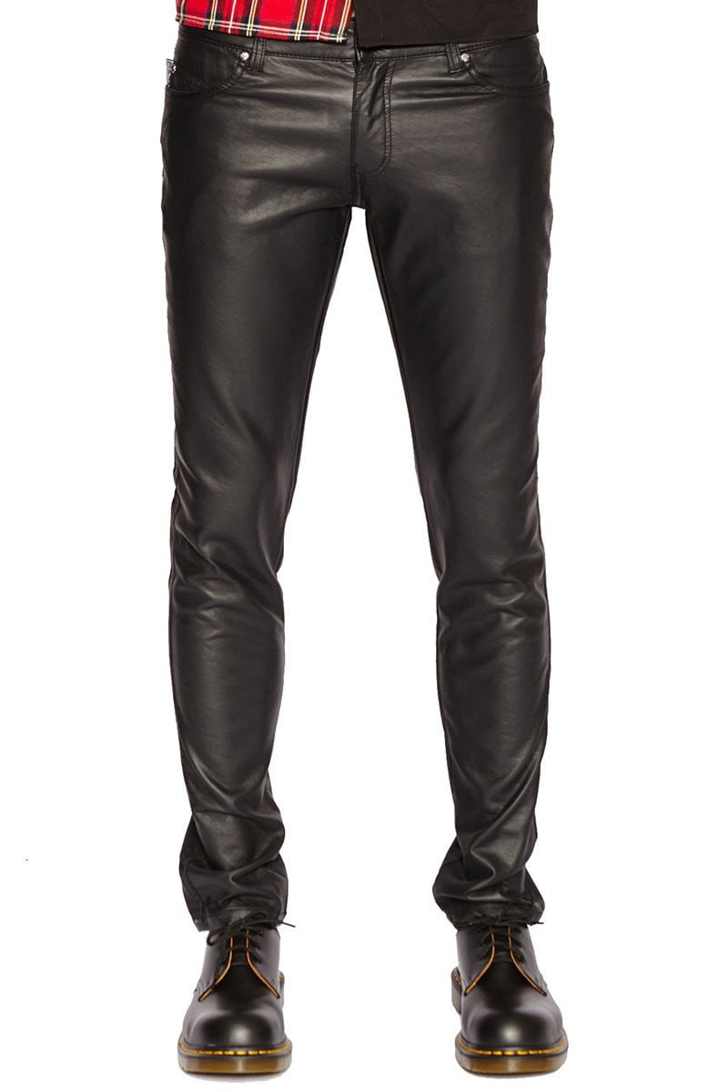 Tripp Mens Faux Leather / Vegan Pleather Pants - Vampirefreaks Store