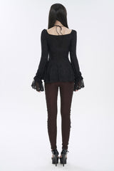 Romantic Goth Ruffles Top