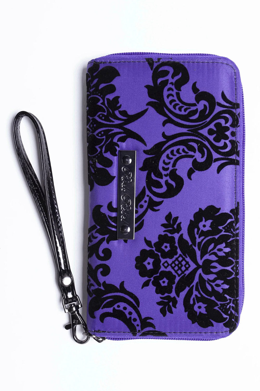 Violet Damask Wallet