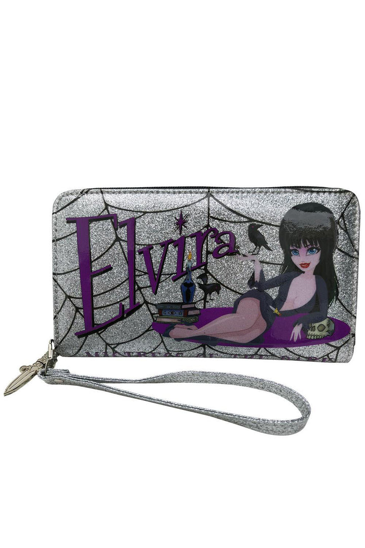Kreepsville Elvira Glitter Clutch Wallet - Vampirefreaks Store