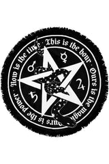 Witchy Runde Decke