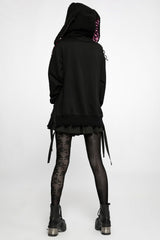 Snakes and Skulls Split Leg Mesh Leggings