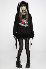 Snakes and Skulls Split Leg Mesh Leggings