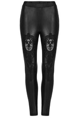 Vamp Leathered Leggings