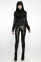 Vamp Leathered Leggings