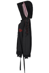 Kapuzenpullover mit Hasenohren für den Haustierfriedhof 