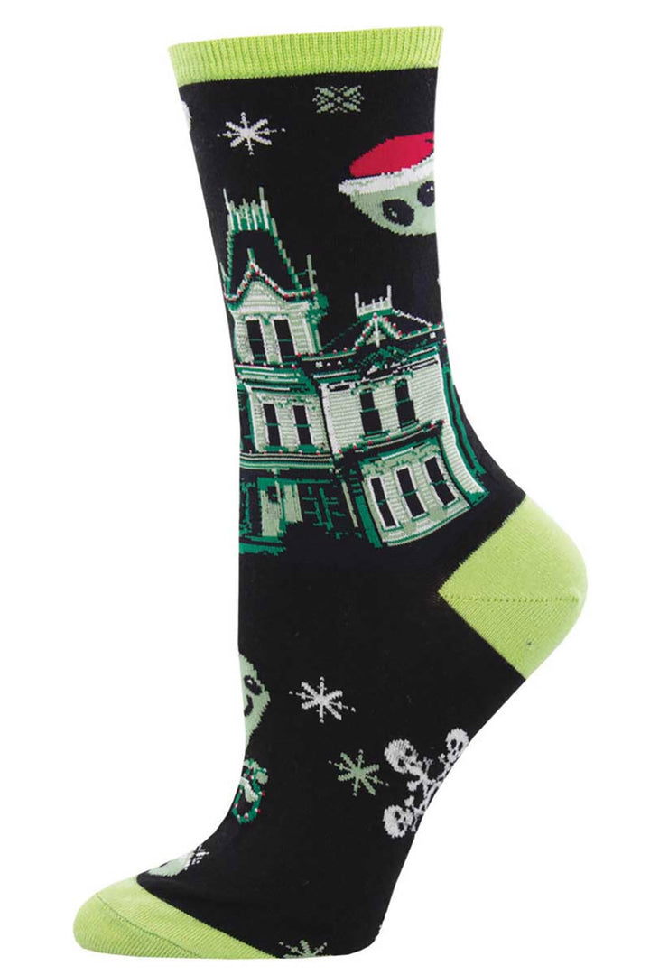 Twas a Ghostly Christmas Socks [Womens]