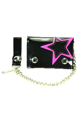 Night Star Chain Wallet