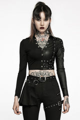 Split Personality Crop Top