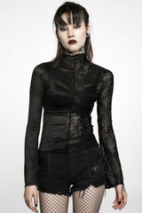 Mismatched Mesh Top [Skull/Snake]
