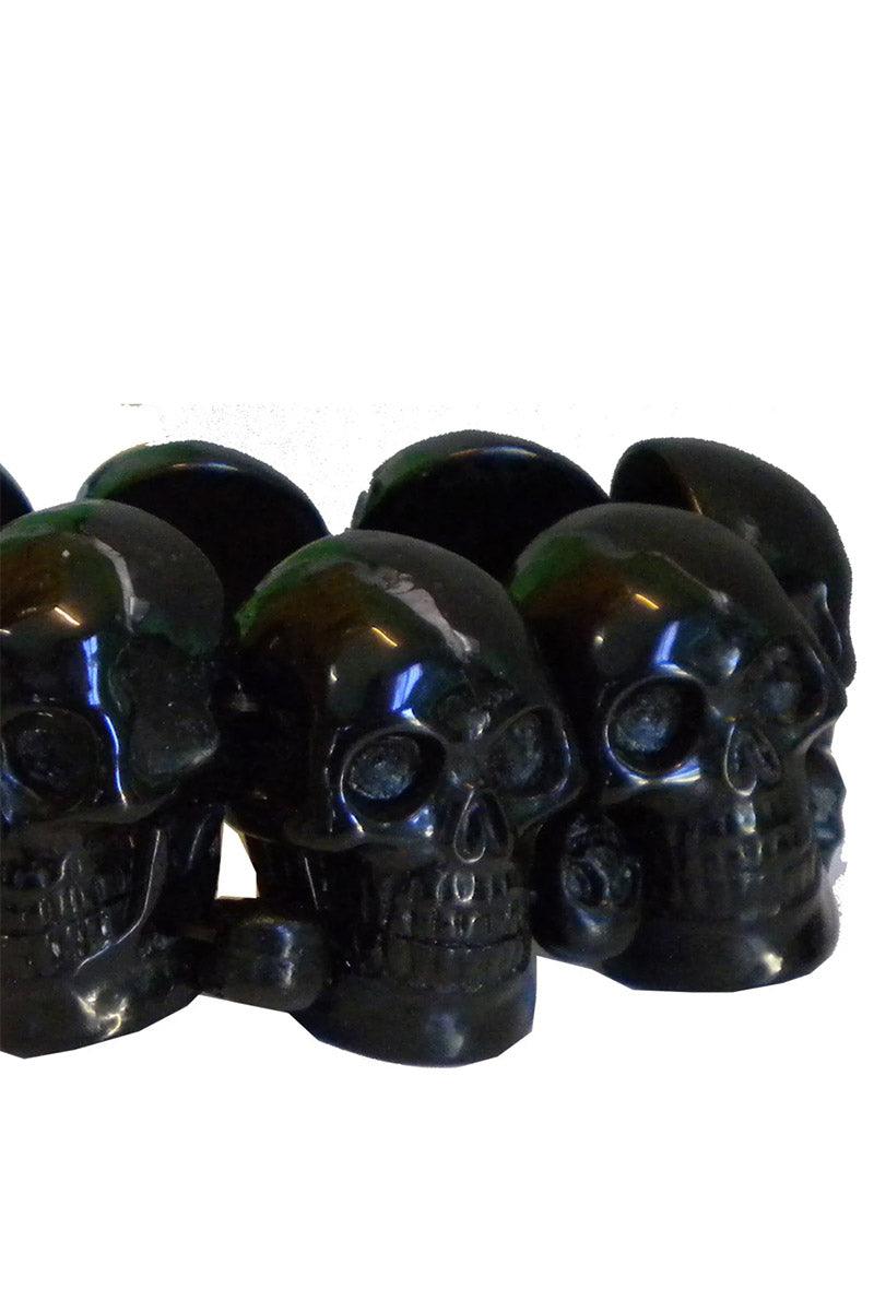 Kreepsville Black Skull Collection Bracelet - VampireFreaks