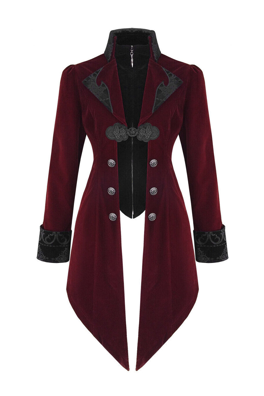 Crimson Blood Victorian Goth Coat – VampireFreaks