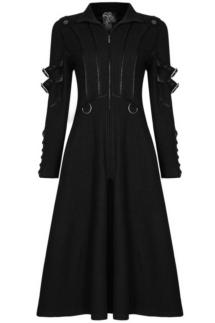 Midnight Militia Gothic Coat [BLACK]