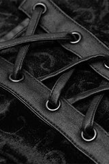 Samt-Silhouette-Leggings
