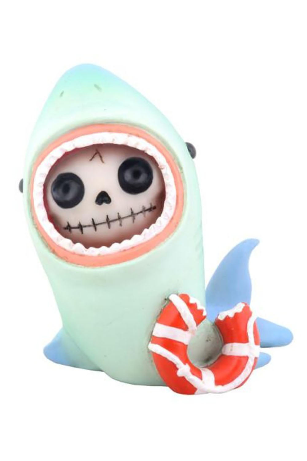 kawaii shark statue toy
