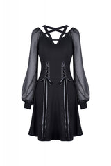 Spell School Puffed Sleeve Dress