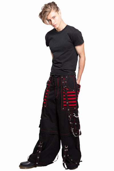 Tripp Electro Pants [Black/Red] – VampireFreaks