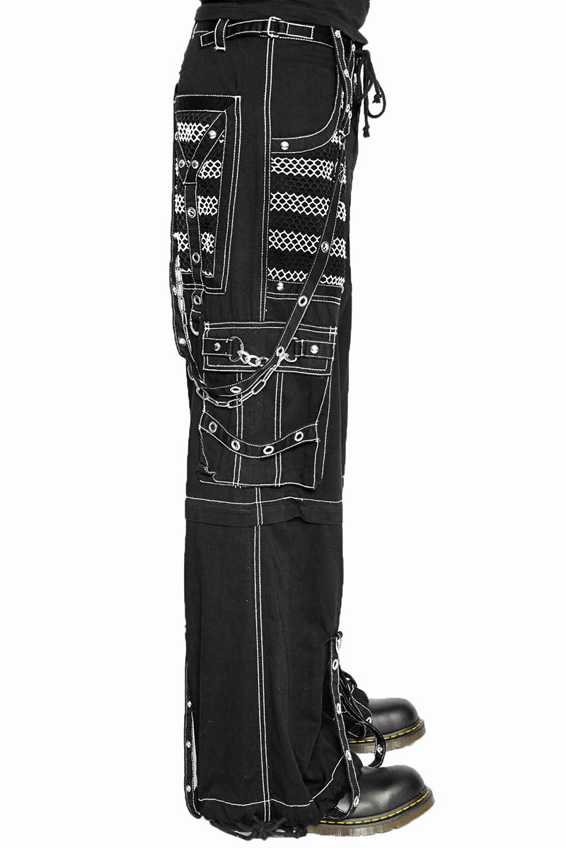 Tripp Electro Pants [Black/White] – VampireFreaks