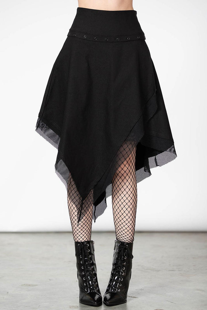 Killstar Catryna Asymmetric Skirt - VampireFreaks