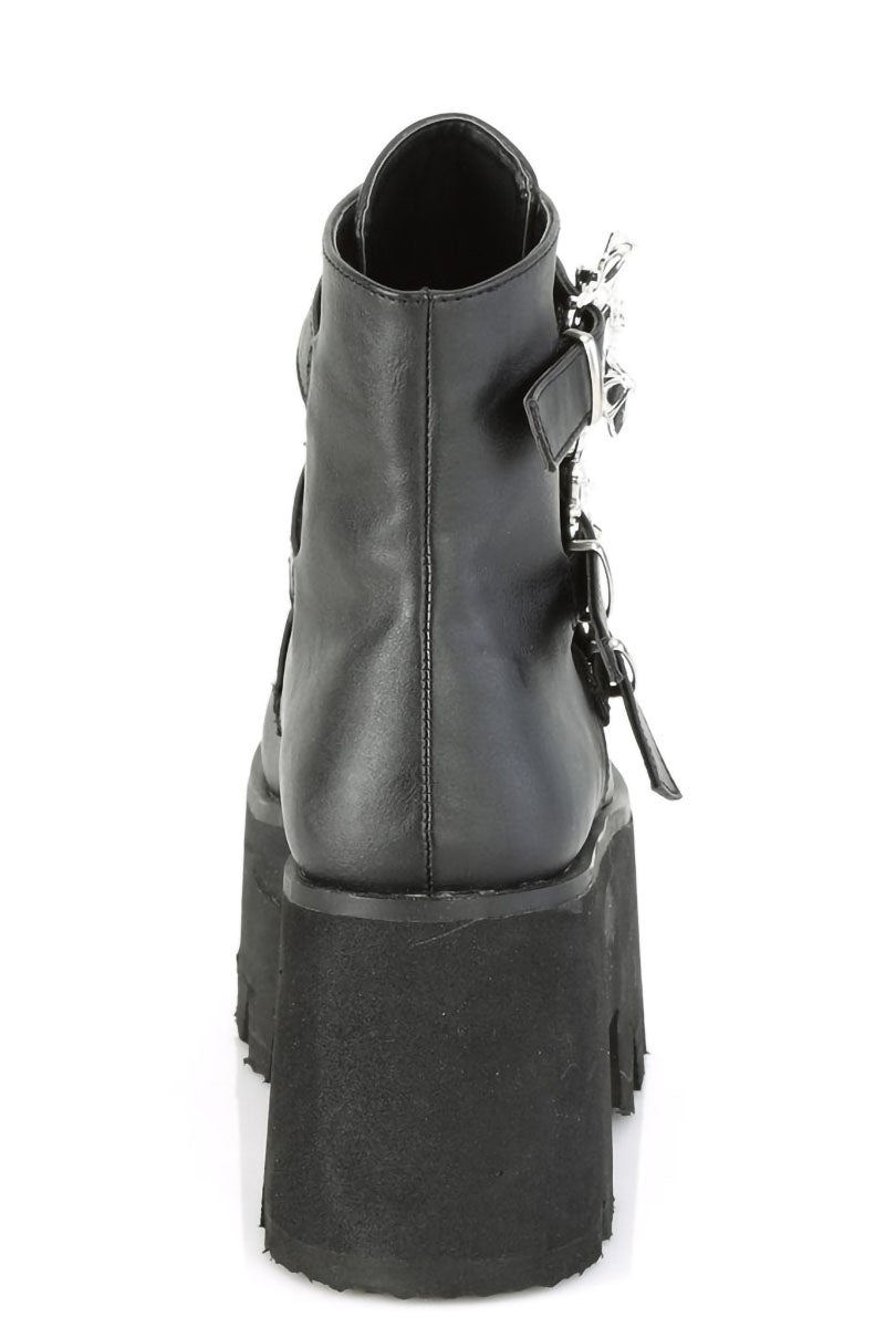 Night Flight Chunky Bat Boots [ASHES-55 Platform Boots]