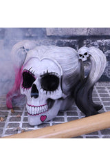 Little Monster Harley Skull Statue