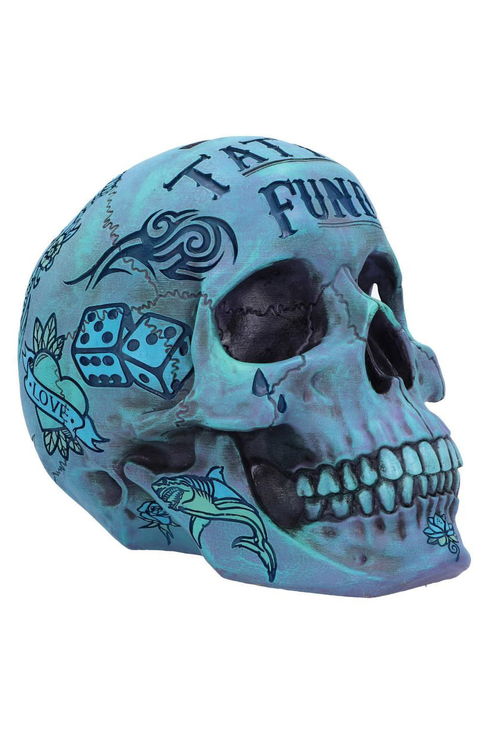 Tattoo Fund Skull Bank [BLUE]