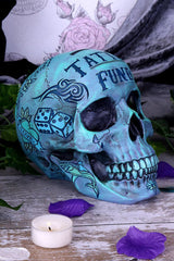Tattoo Fund Skull Bank [BLUE]