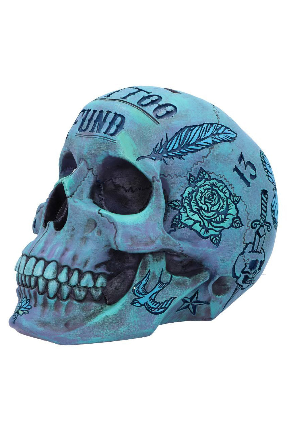 Tattoo Fund Skull Bank [BLUE]