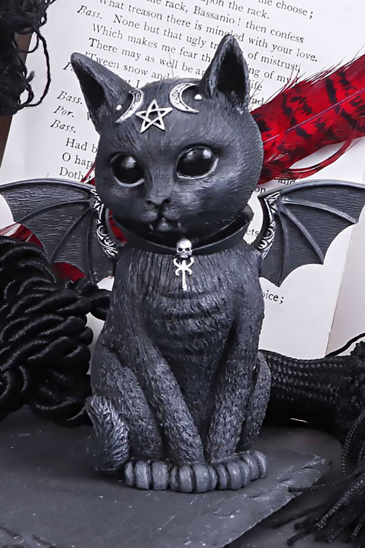 Malpuss Winged Occult Cat Figurine