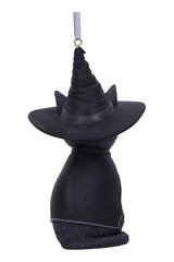 Purrah Black Witch Cat Hanging Ornament