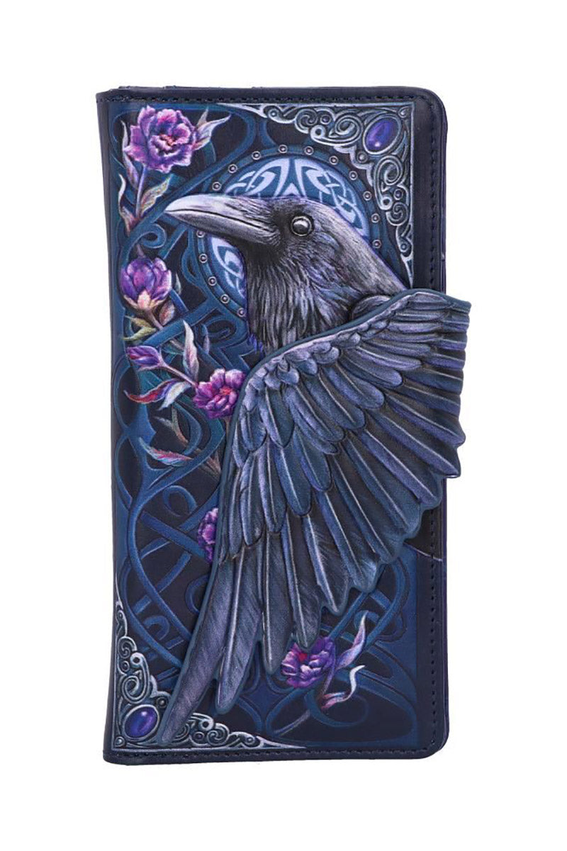 Ravens Flight Embossed Wallet