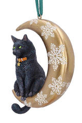 Lisa Parker Moon Cat Hanging Ornament