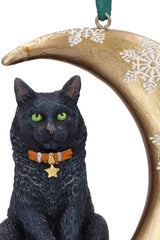 Lisa Parker Moon Cat Hanging Ornament