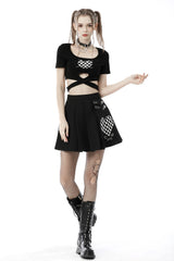 Wicked Wonderland Pleated Skirt