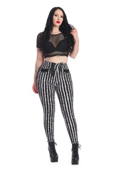 Little Lydia Striped Skinny Jeans