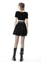 Wicked Wonderland Pleated Skirt